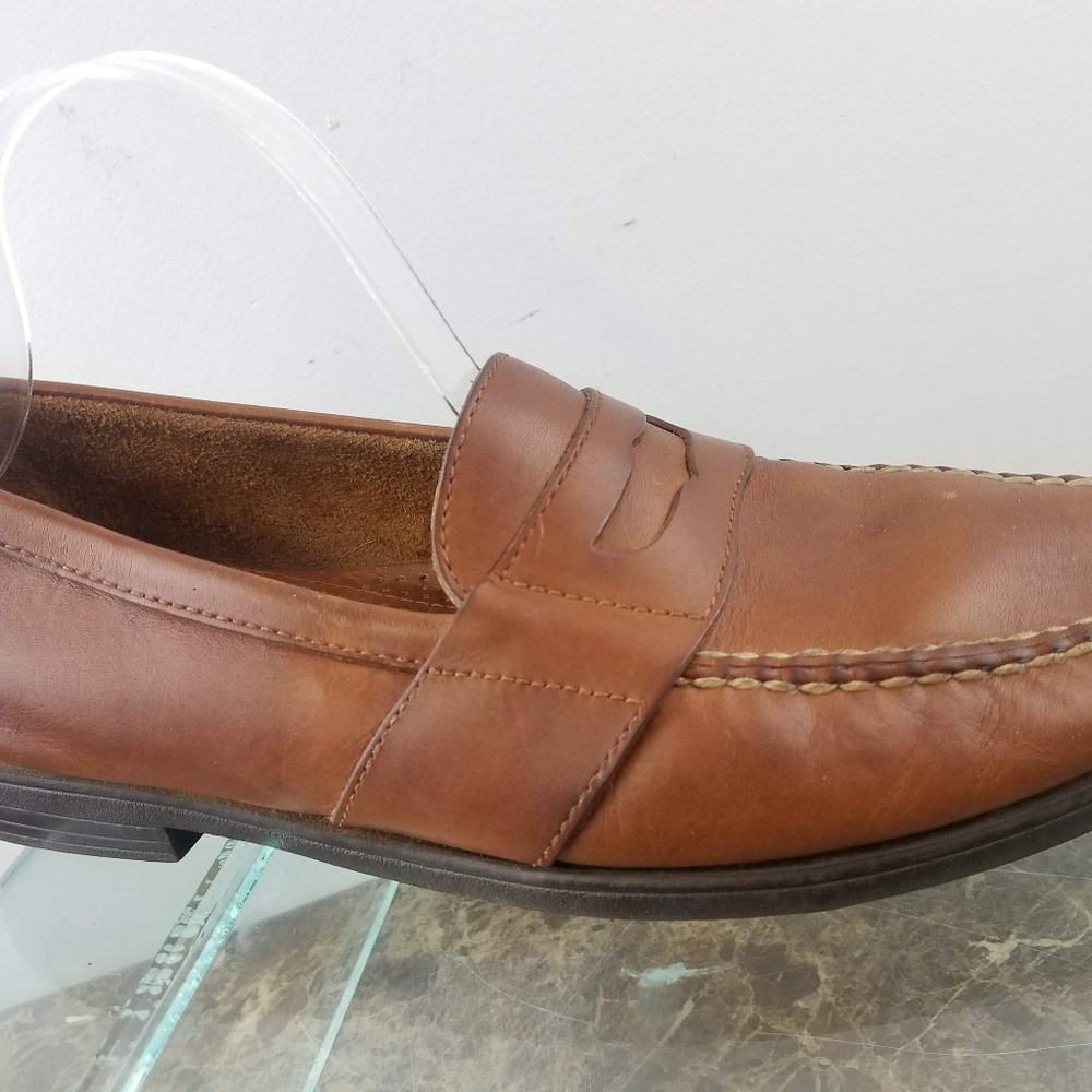 Sperry Top-Sider Brown Leather Penny Loafers 8.5M